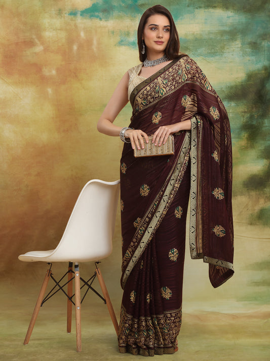 Shyama Asthajari Printed Saree