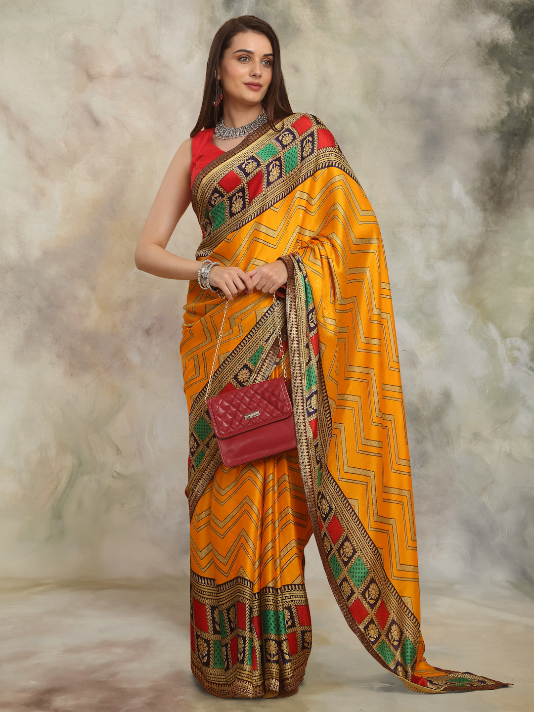 Yellow Zig Zag Pattern Brightmoss