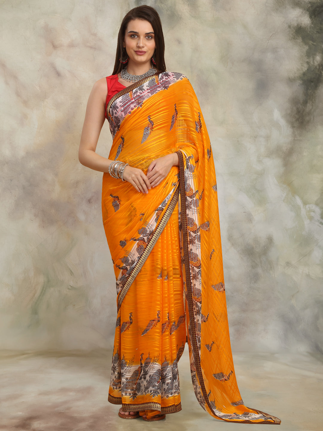 Golden Glow Asthajari Saree