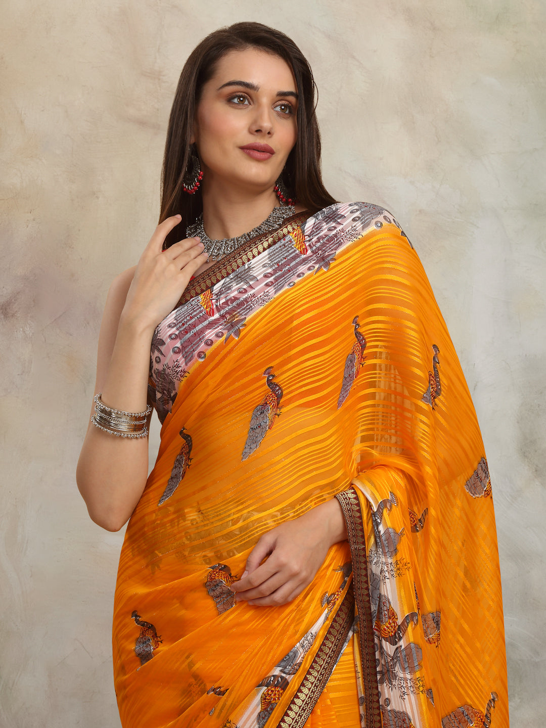Golden Glow Asthajari Saree