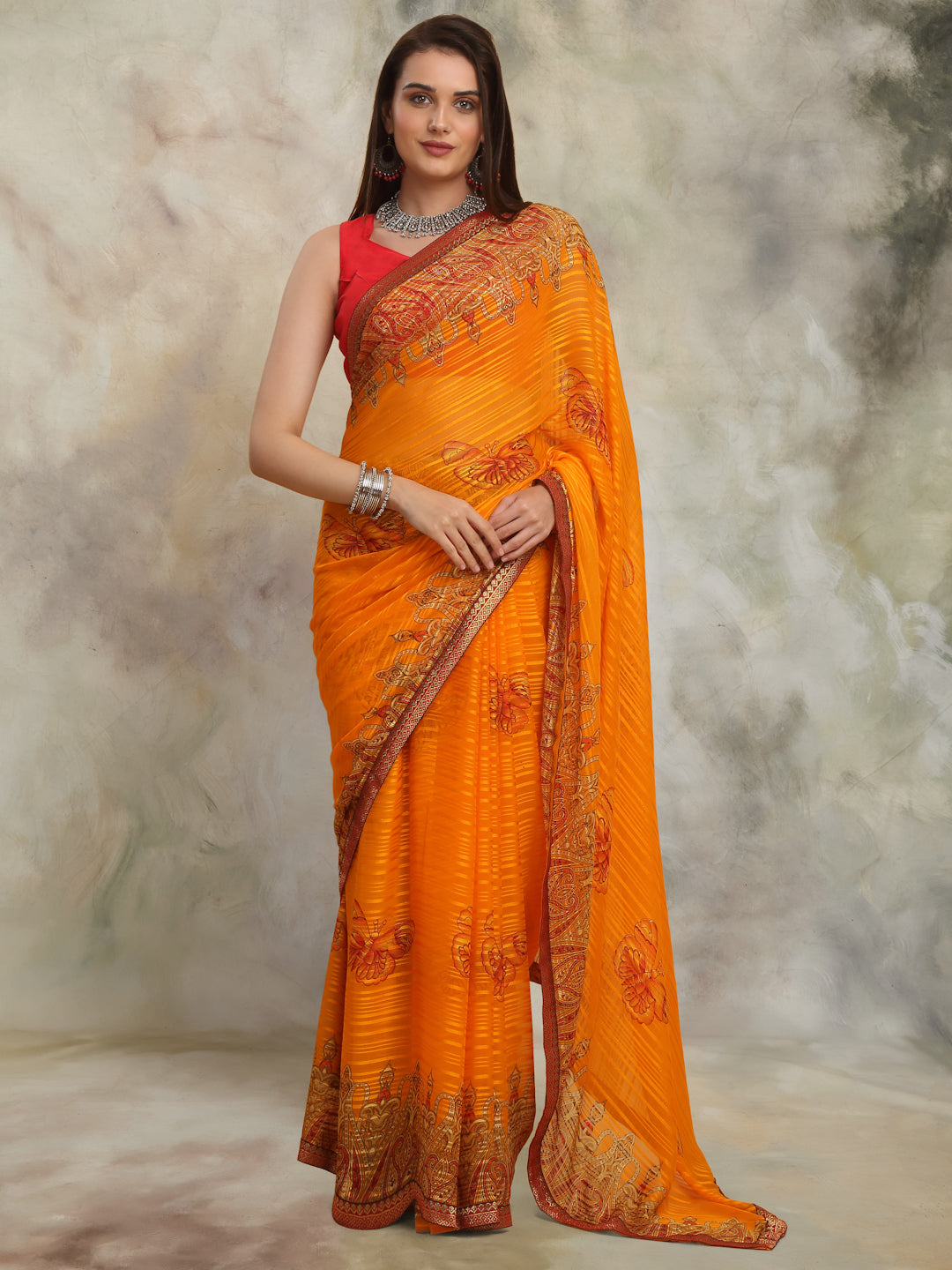 Golden Glow Asthajari Saree