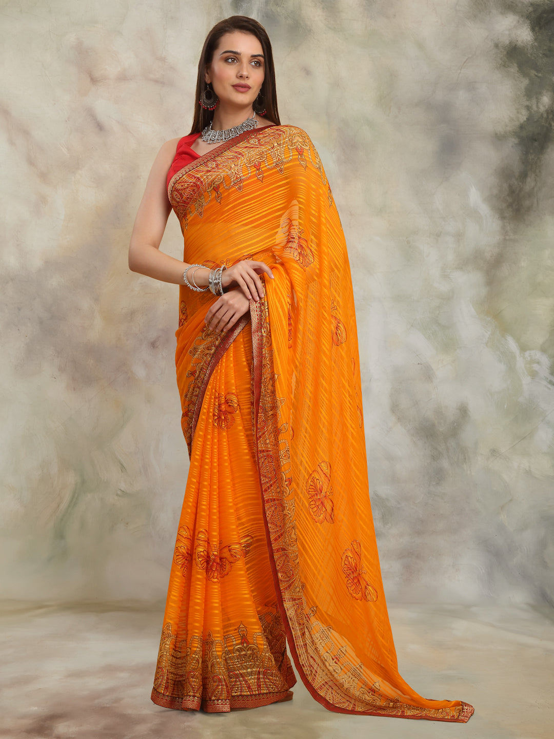 Golden Glow Asthajari Saree