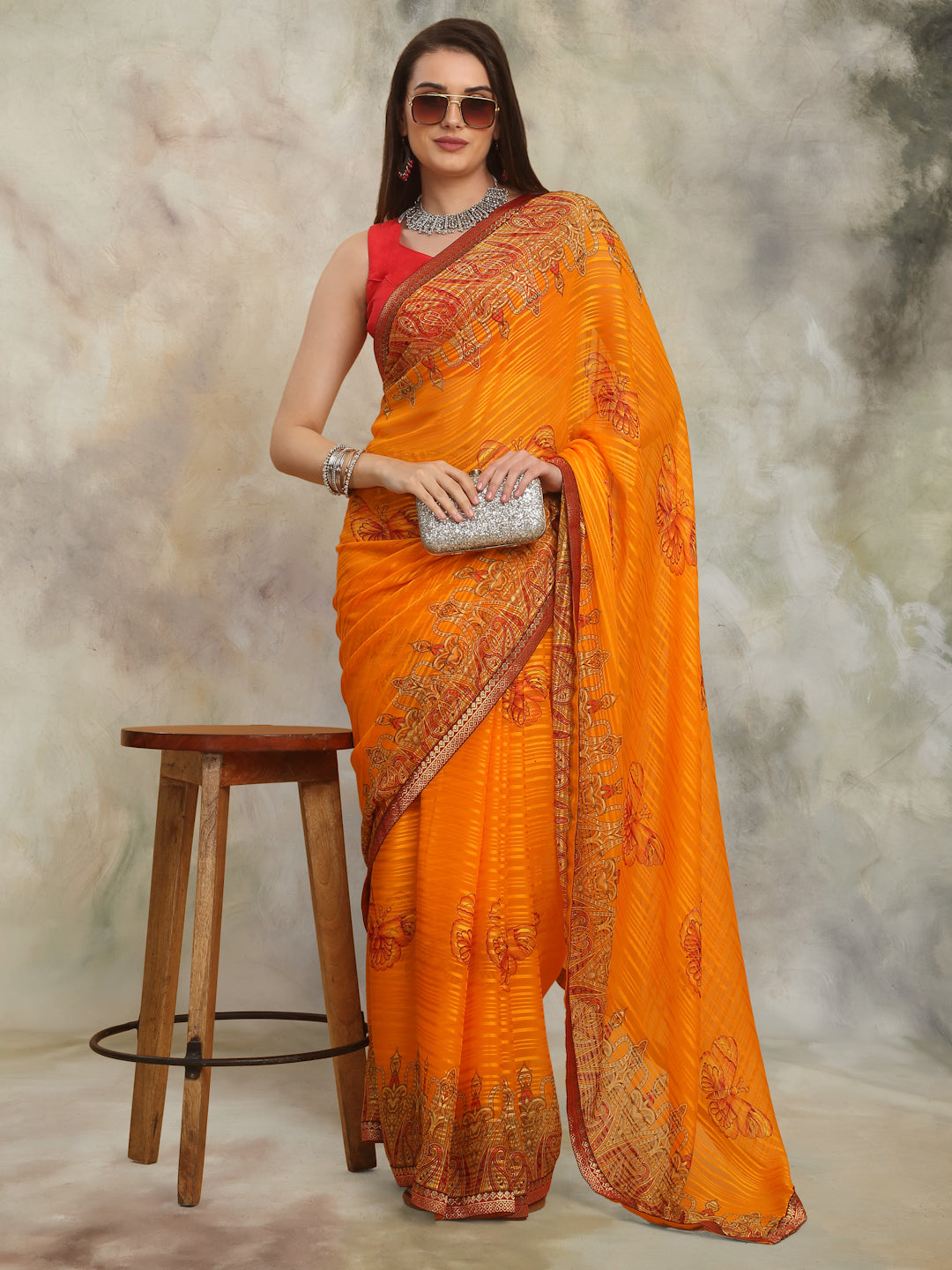 Golden Glow Asthajari Saree